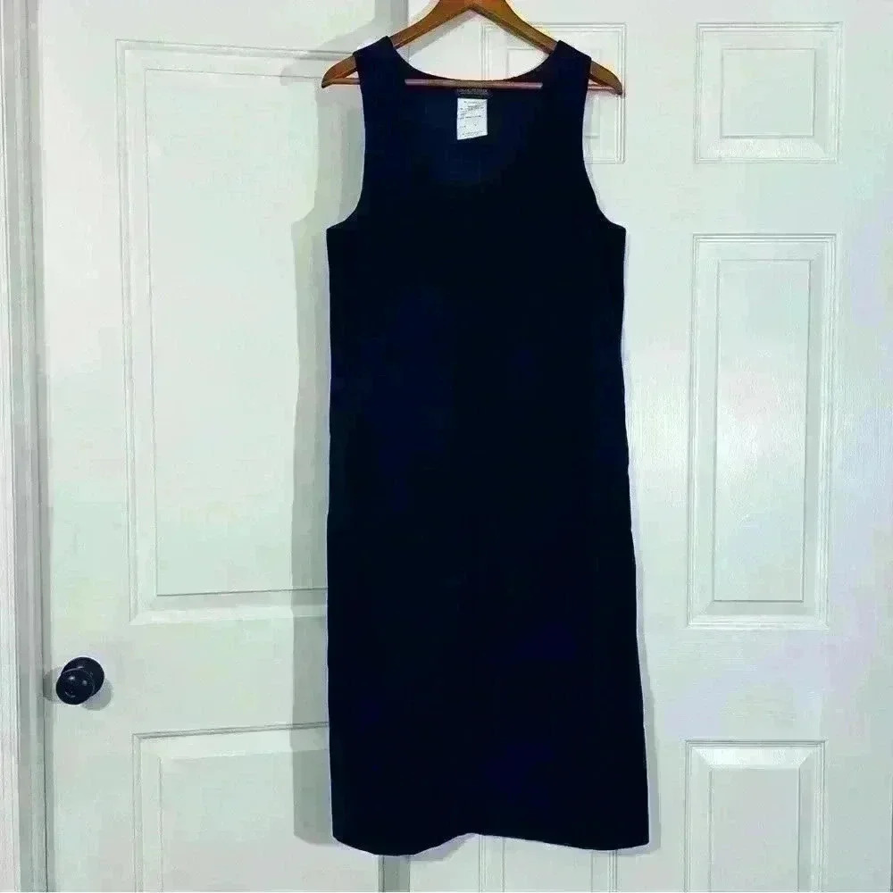 Harve Benard by Benard Holtzman Midi Wool Dress With Pockets